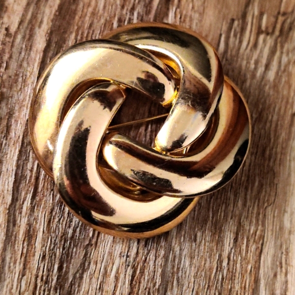 Dior by Grosse, Germany Modernist Love/Eternity Knot Pin Brooch - Picture 3 of 16